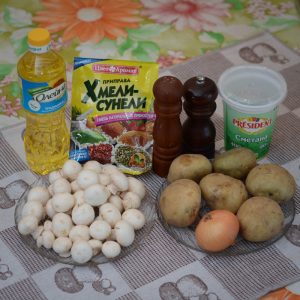 жаркое с грибами