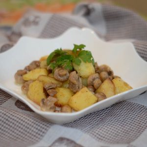 жаркое с грибами
