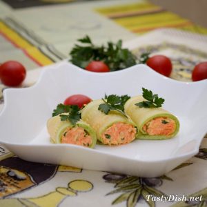 рулетики из кабачков, вкусные кабачки