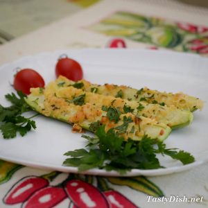 кабачки в духовке запеченные с сыром