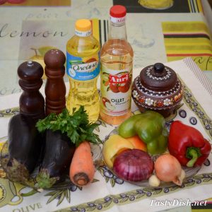 салат из баклажанов и сладкого перца