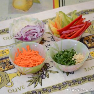салат из баклажанов и сладкого перца