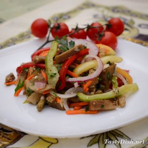 салат из баклажанов и сладкого перца