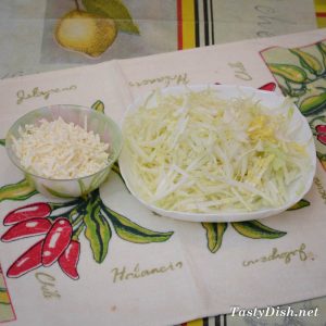 простой салат с пекинской капустой и кукурузой