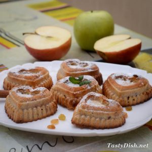 вкусные кексы с изюмом и яблоком рецепт с фото