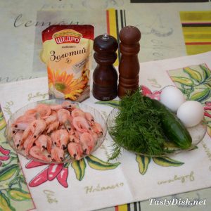 вкусный салат с креветками и огруцом рецепт с фото