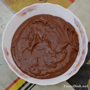 тесто для шоколадно-творожный кекса