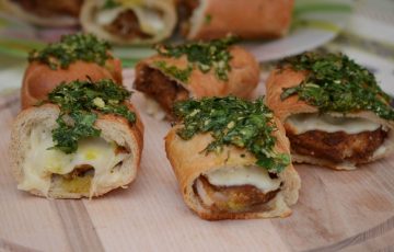 куриное филе в багете