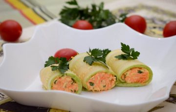 рулетики из кабачков, вкусные кабачки