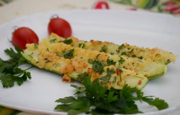 кабачки в духовке запеченные с сыром