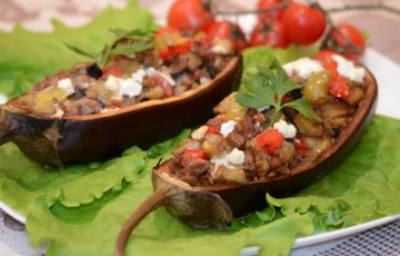 фаршированные баклажаны