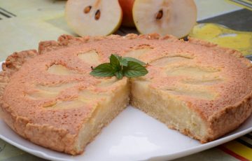 простой грушевый пирог фото