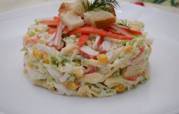 вкусный салат из пекинской капусты фото