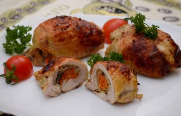 простые и вкусные рулеты из курицы с грибами рецепт с фото
