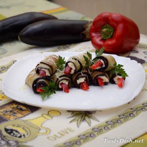 вкусные рулетики из баклажанов с сыром рецепт с фото