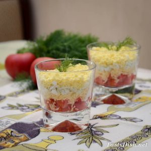 вкусный салат с яйцом и помидорами рецепт с фото