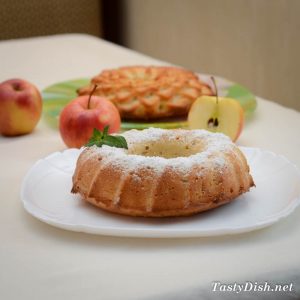 яблочный кекс на сметане рецепт с фото