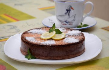 простой шоколадный пирог с творогом рецепт с фото