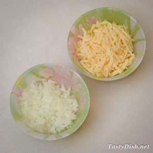 простой куриный салат с сыром рецепт с фото