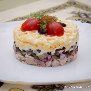 вкусный салат с красной фасолью и курицей рецепт с фото пошагово