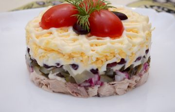 вкусный салат с красной фасолью и курицей рецепт с фото пошагово