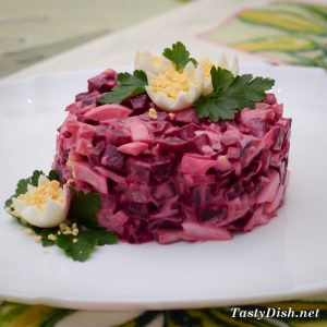 вкусный салат с сельдью рецепт с фото пошагово