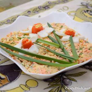 салат из моркови с сыром нарциссы рецепт с фото пошагово