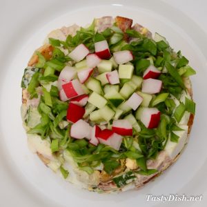 вкусный салат со свининой рецепт с фото пошагово