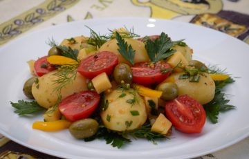 вкусный салат из картофеля рецепт с фото пошагово