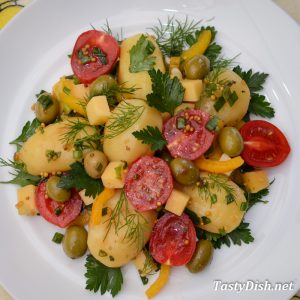 вкусный салат из картофеля рецепт с фото пошагово