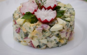 вкусный салат из редиса рецепт с фото пошагово
