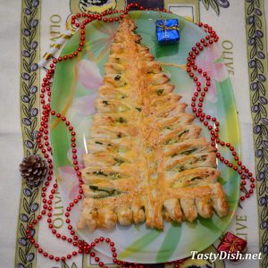 новогодний пирог елочка рецепт с фото пошагово