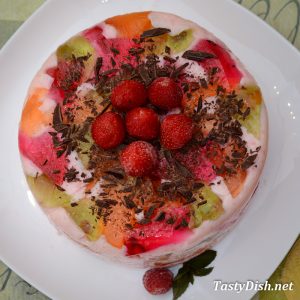 вкусный желейный торт битое стекло рецепт с фото пошагово